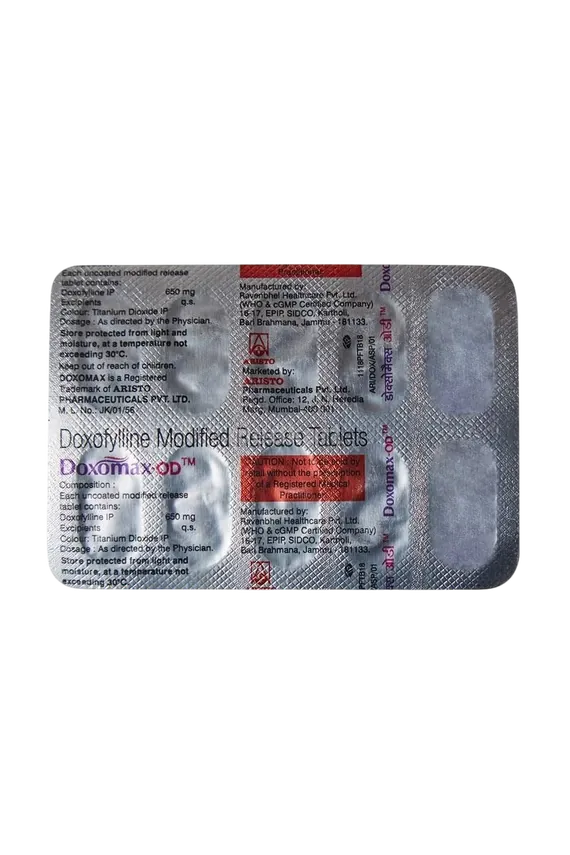 doxomax od 650mg tablet 10's